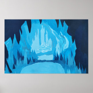 Póster Indigo Cave