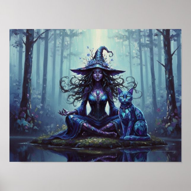 Póster IndigoCrystalWitch (Frente)