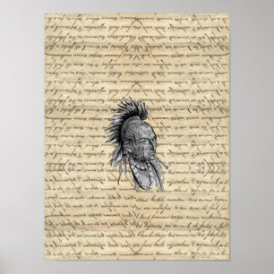Póster Indio americano
