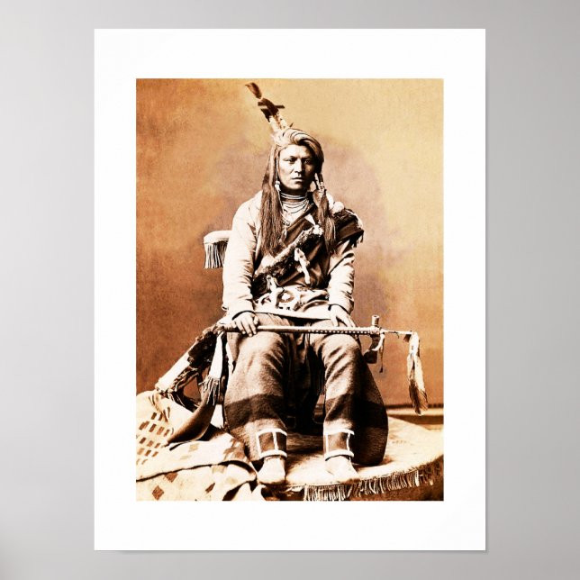 Póster Indio Crow 1880 (Frente)
