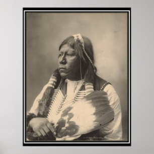 Póster Indio vintage: Chief Grant Richards, Tonkawa -