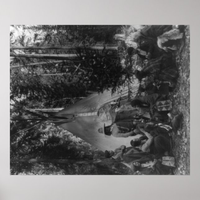 Póster Indios fanáticos en reunión de pre-Navidades (Frente)