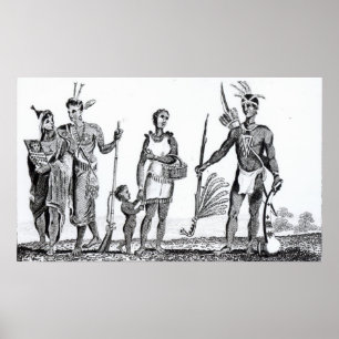 Póster Indios norteamericanos