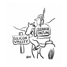 Indios rojos a caballo en Silicon Valley