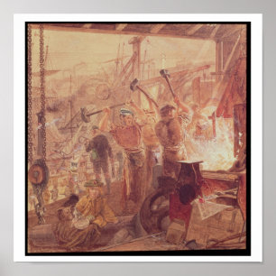 Póster Industria del Tono: Hierro y carbón (c/c)