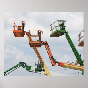 Póster Industrial lifting platforms