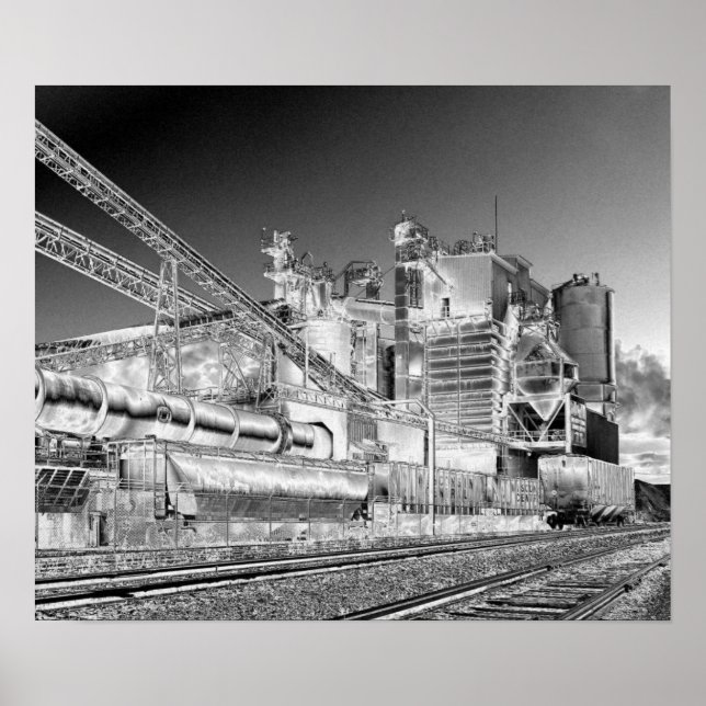 Póster industrial tracks (Frente)