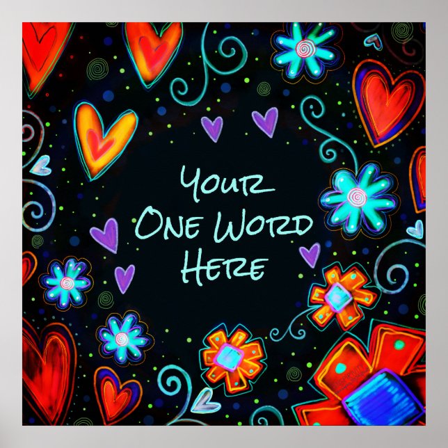 Póster Inespirivity ‘personalice’ UN Poster DE PALABRAS (Frente)