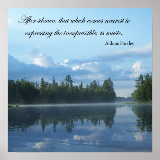 Póster Inexpressible Music