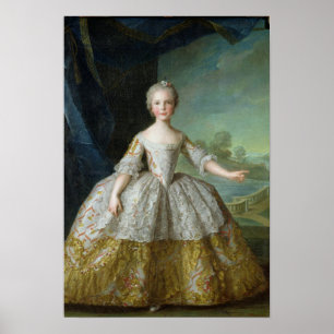 Póster Infanta Isabel de Borbón-Parme 1749