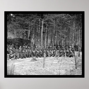Póster Infantería 1864 de Zouaves