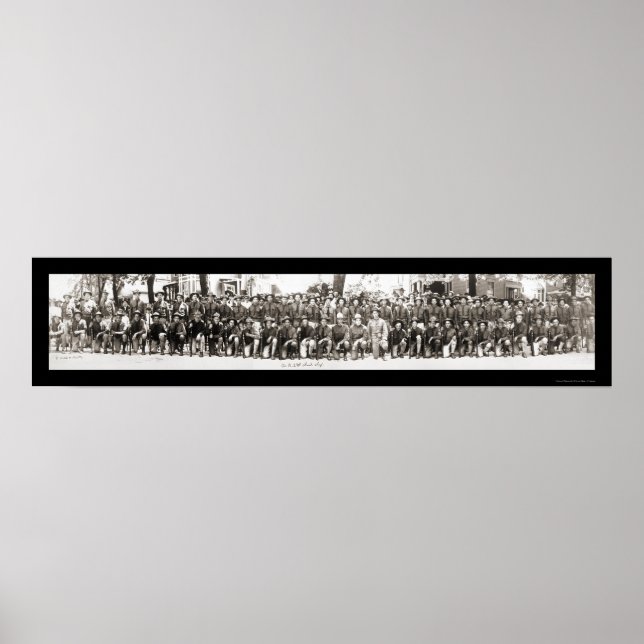 Póster Infantería rifa la foto de la Primera Guerra Mundi (Frente)