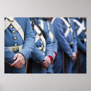 Póster Infantes de marina civiles de la Guerra-era de los