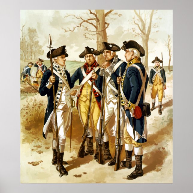 Póster Infantry Of The Revolutionary War (Frente)