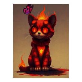 Póster Inferno Kitty