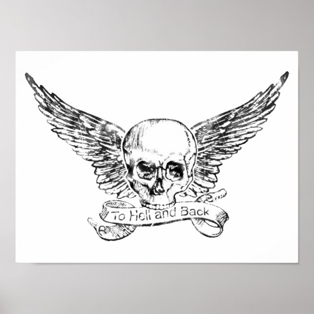 Póster Infierno y Atrás (Frente)