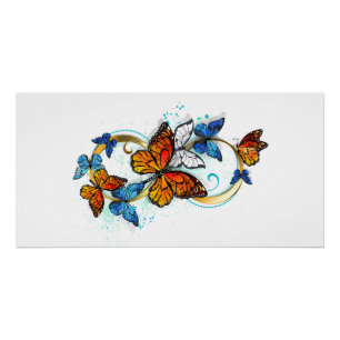 Póster Infinidad de Mariposas Monarca