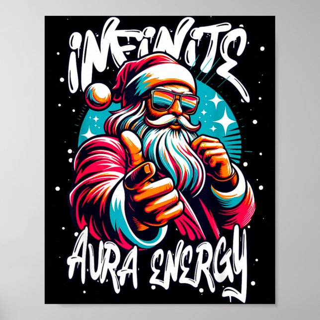 Póster Infinite Aura Energy And Sigma Rizzmas  (Frente)