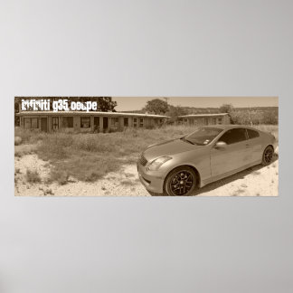 Póster Infiniti G35 Coupe