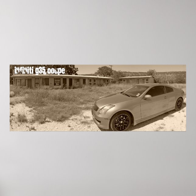 Póster Infiniti G35 Coupe (Frente)