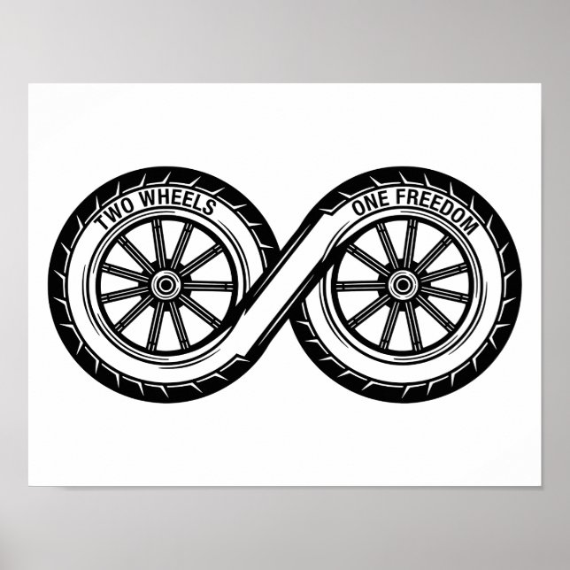 Póster Infinito Dos Ruedas Libertad (Frente)