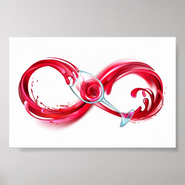 Póster Infinity with Red Wine (Frente)