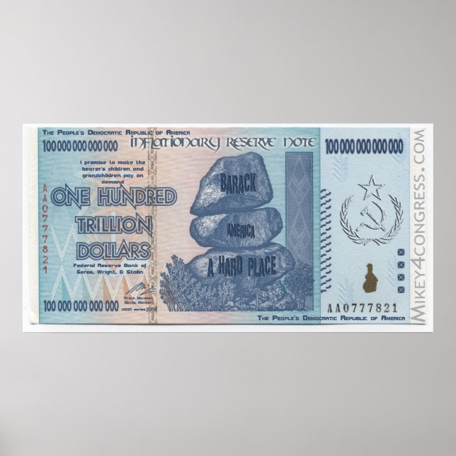 Póster ¡Inflación en la que puedes creer! (Frente)