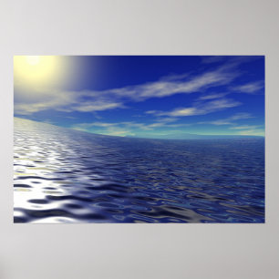 Póster Inflamación del océano