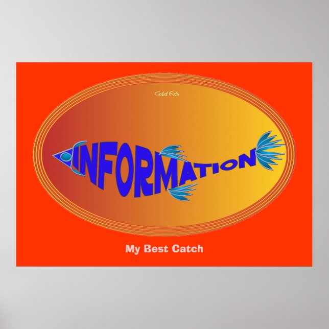 Póster Info Fish (Frente)