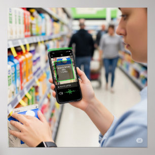 Póster Información de producto accesible