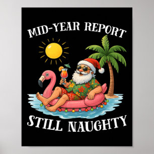 Póster Informe de mitad de año Todavía travieso Navidad e