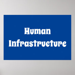 Póster Infraestructura humana