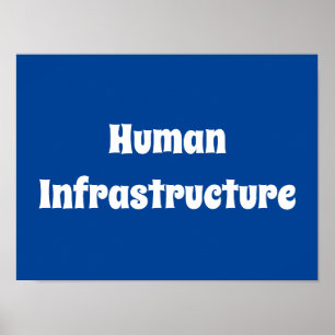 Póster Infraestructura humana
