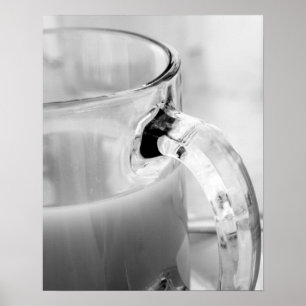 Póster Infrarrojo, Blanco y Negro,taza, vaso, café,