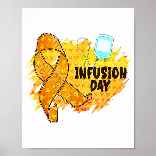 Póster Infusion Day Multiple Sclerosis Awareness Orange R (Frente)