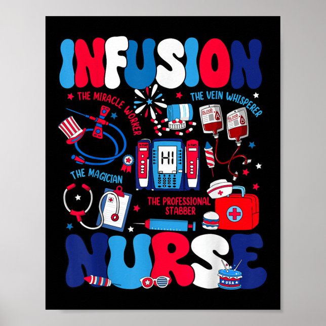 Póster Infusión Retro Día de Independencia (Frente)