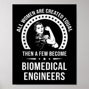 Póster Ingeniera Biomédica Para Mujeres Ingenieras Bioméd