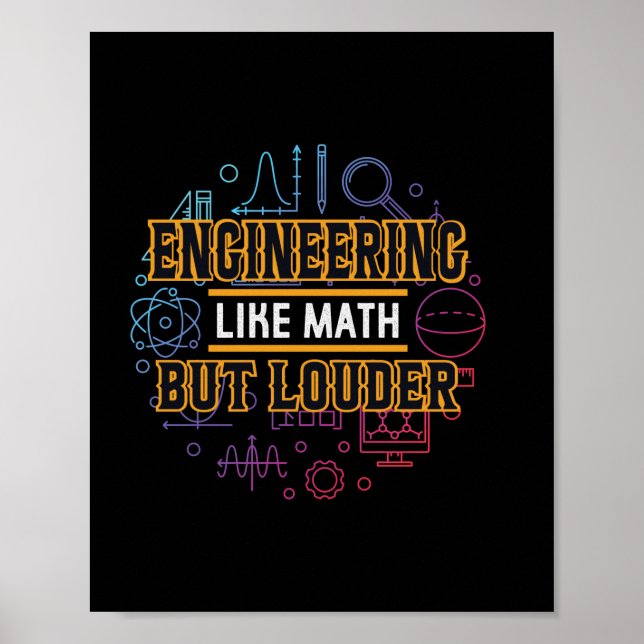 Póster Ingeniería como matemáticas (Frente)