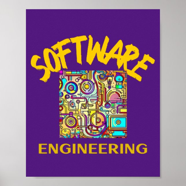 Póster Ingeniería de software (Frente)