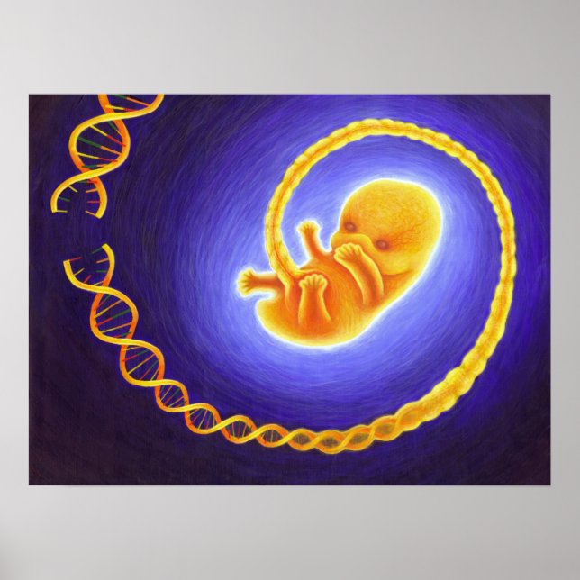 Póster Ingeniería genética (Frente)