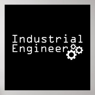 Póster Ingeniería Industrial Ingeniero Divertido