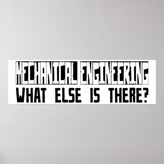 Póster Ingeniería Mecánica ¿Qué Más Hay? (Frente)