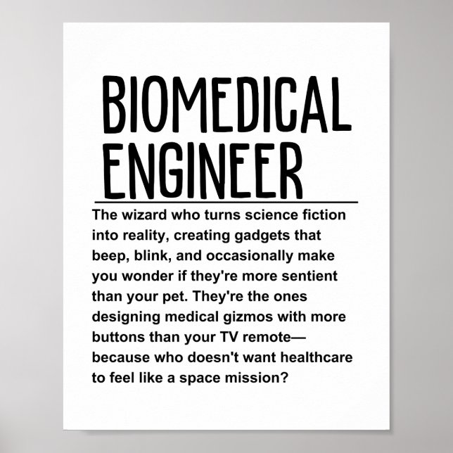 Póster Ingeniero biomédico (Frente)