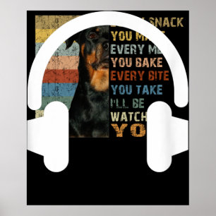 Póster Ingeniero De Audio Audiophile Dj Music Lover Auric