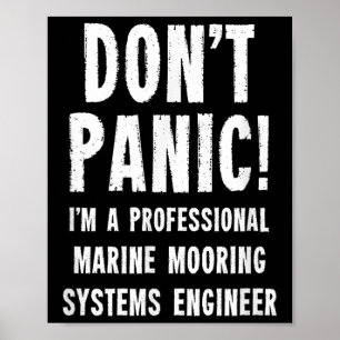 Póster Ingeniero de sistemas de amarre marino