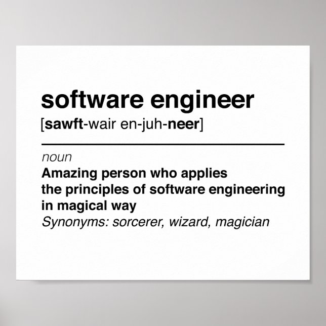 Póster Ingeniero de software (Frente)