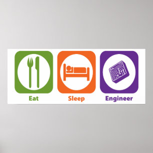 Póster Ingeniero de sueño de Eat