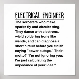 Póster Ingeniero eléctrico