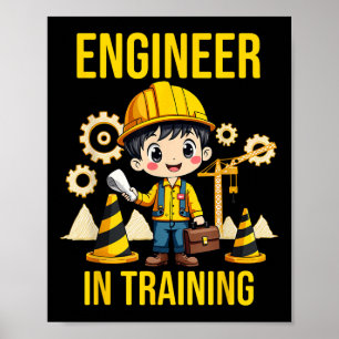 Póster Ingeniero En Entrenamiento Ingeniero Futuro Holdin