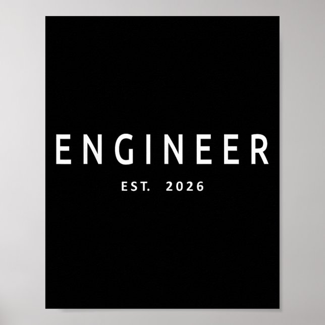 Póster Ingeniero Est. Graduación en Ingeniería en 2026 (Frente)